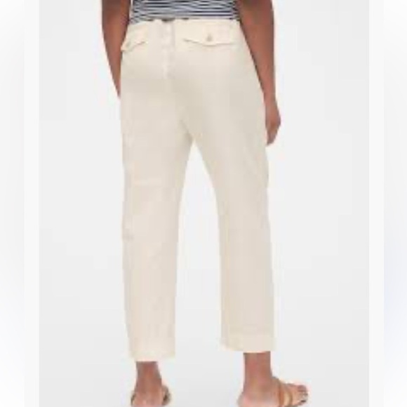 Gap Maternity Stretch Straight Crop Pants Size 8 New With Tag - Picture 2 of 12